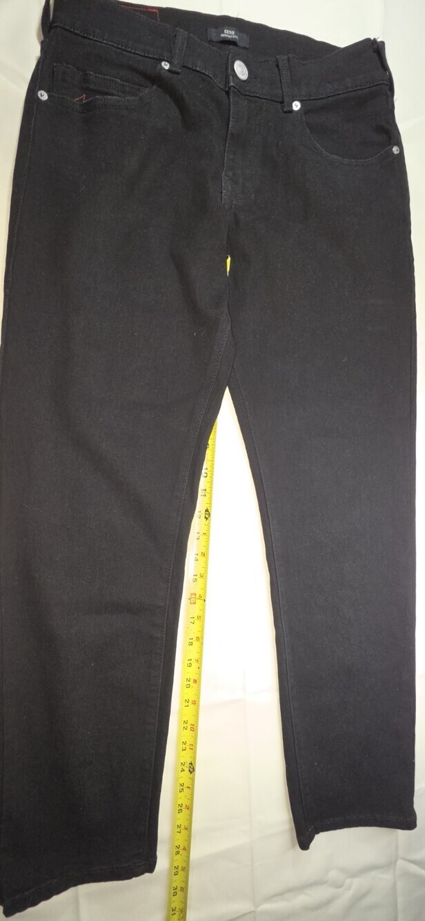 True Religion Men's Geno Relaxed Slim Fit Jeans Size 30 In Black NWOT Sku 195